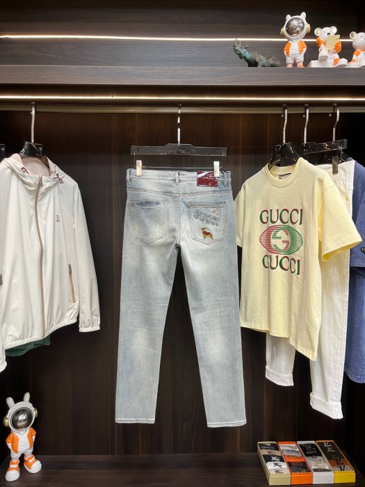 2025春先GUCCI グッチジーンズ/デニムボリューム感