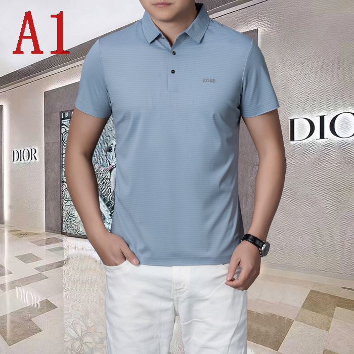 2025新作HUGO BOSS ヒューゴボスクリーンカットTシャツ