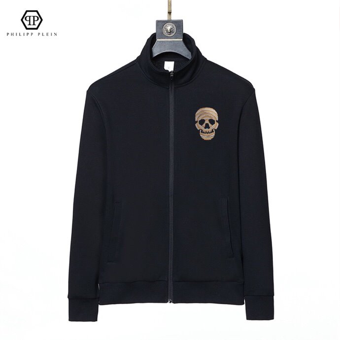2025春先PHILIPP PLEIN フィリッププレインノーカラージャケットナイト用