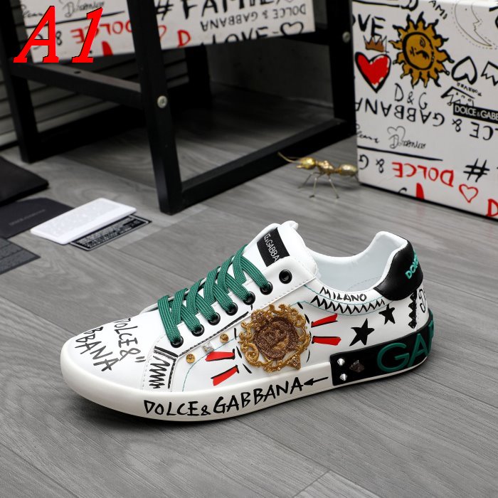 DOLCE＆GABBANA スニーカーバレンタイン企画ハートモチーフの可愛いデザイン