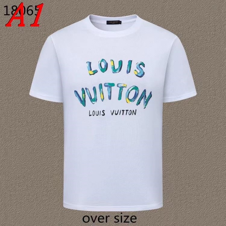 2025新作 LOUIS VUITTONルイヴィトン ラウンドネック 半袖Tシャツ ハイセンス