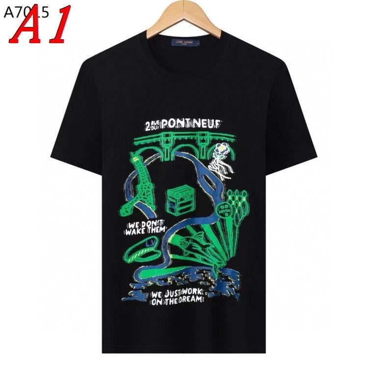 LOUIS VUITTONルイヴィトン 2025新作 クルーネック 半袖Tシャツ アウトドア対応