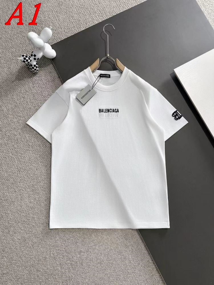 BALENCIAGAバレンシアガ 2025新作 クルーネック 半袖Tシャツ アンニュイ