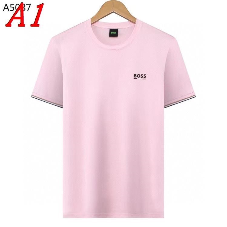 2025新作 HUGO BOSSヒューゴボス ラウンドネック 半袖Tシャツ エレメント
