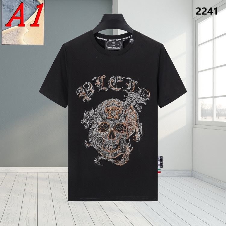 2025新作 PHILIPP PLEINフィリッププレイン ラウンドネック 半袖Tシャツ パワフル