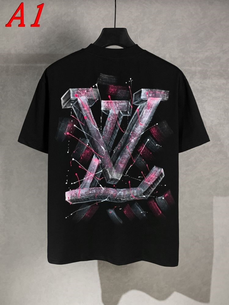 LOUIS VUITTONルイヴィトン 2025新作 クルーネック 半袖Tシャツ プレイフル