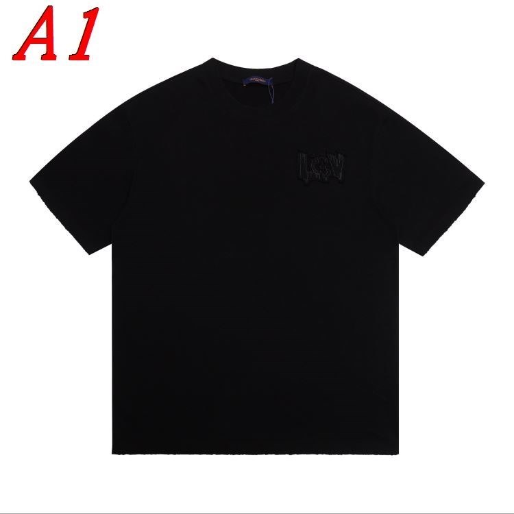 LOUIS VUITTONルイヴィトン 2025新作 ラウンドネック 半袖Tシャツ クール