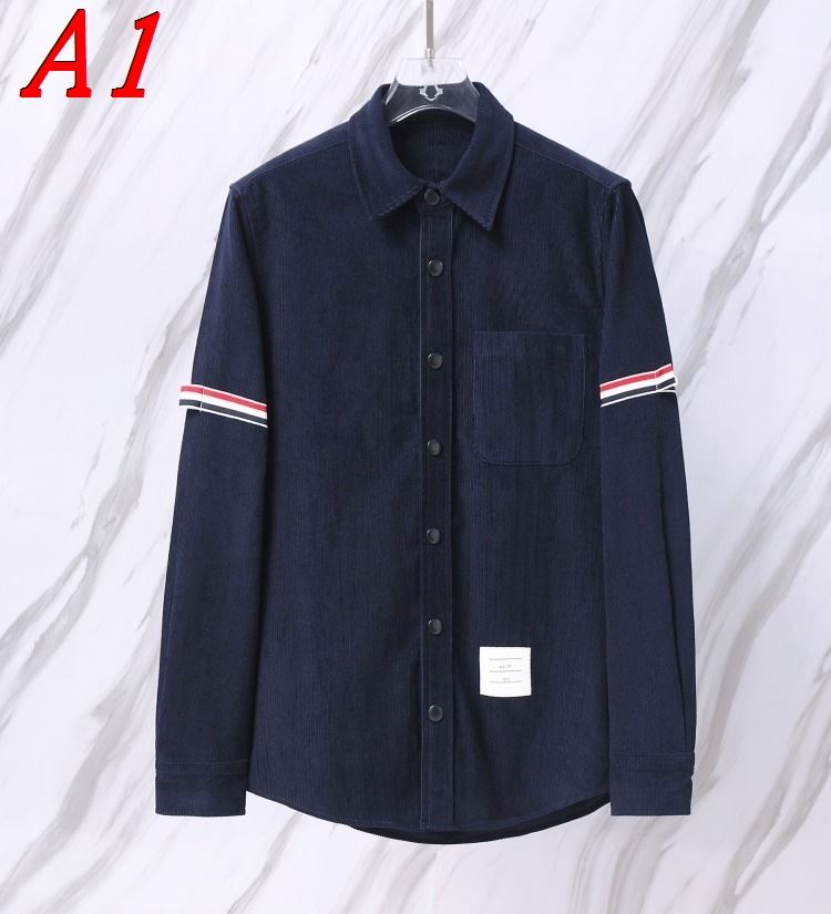 25新作 デラックス THOM BROWNE トムブラウン シャツ 0=S 1=M 2=L 3=XL 4=XXL