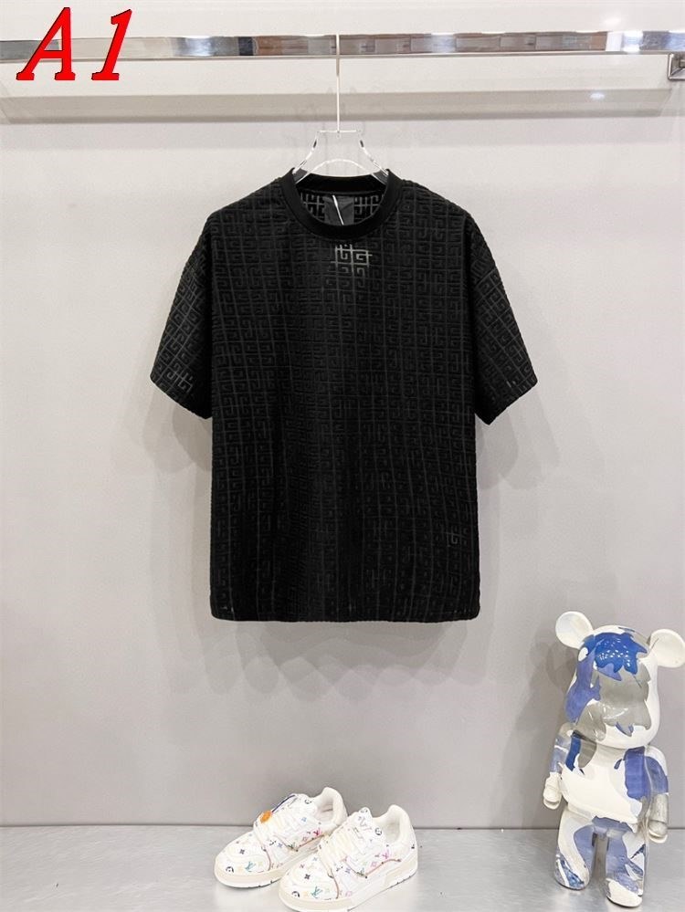 GIVENCHYジバンシィ 2025新作   ラウンドネック 半袖Tシャツ   リベラル