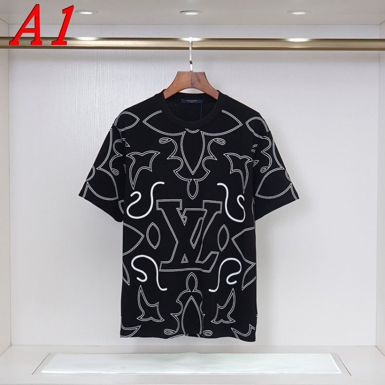 LOUIS VUITTONルイヴィトン 2025新作 クルーネック 半袖Tシャツ トラベル向け