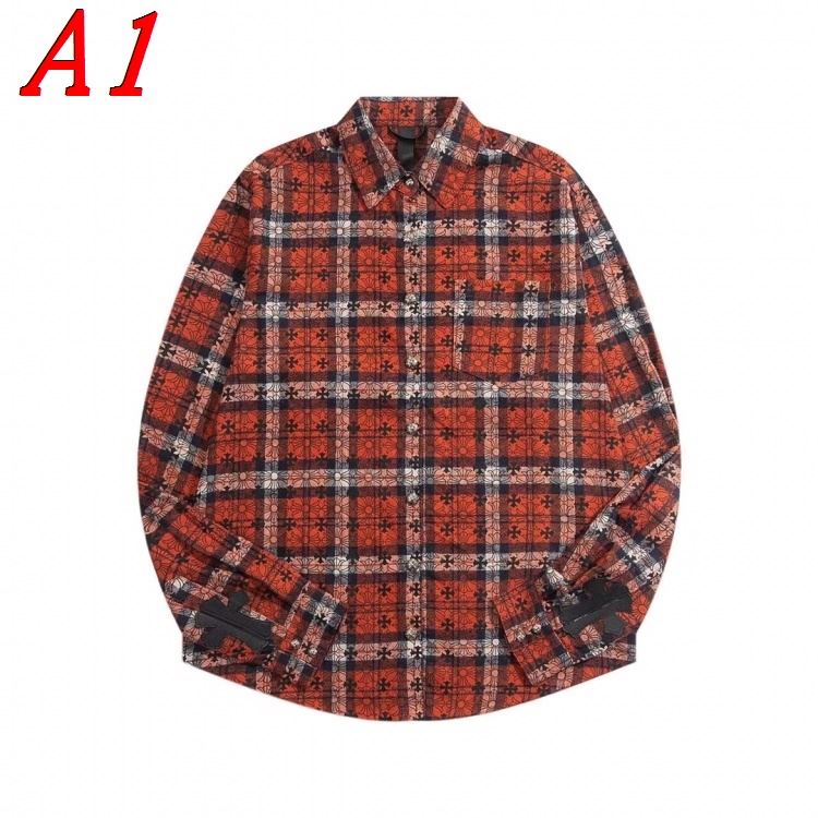 25新作 本物素材 CHROME HEARTS クロムハーツ シャツ S M L XL