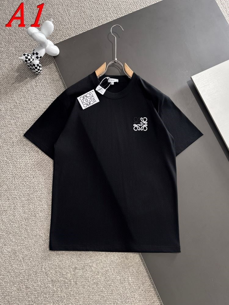 LOEWEロエベ 2025新作 クルーネック 半袖Tシャツ セレブ愛用