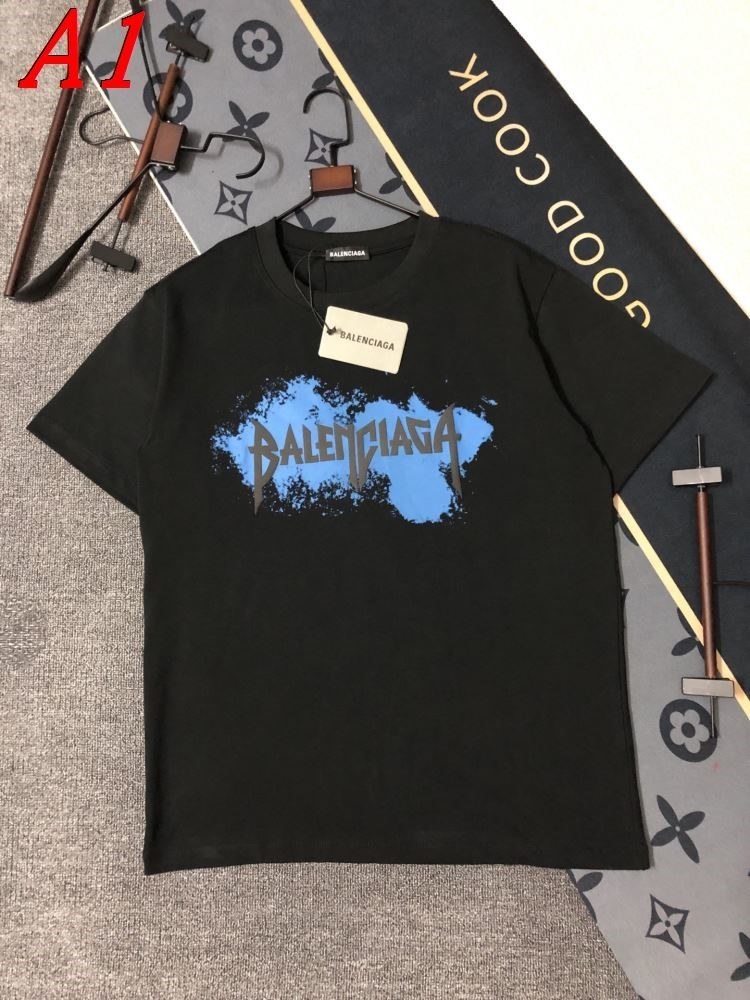BALENCIAGAバレンシアガ 2025新作 クルーネック 半袖Tシャツ コスパ良