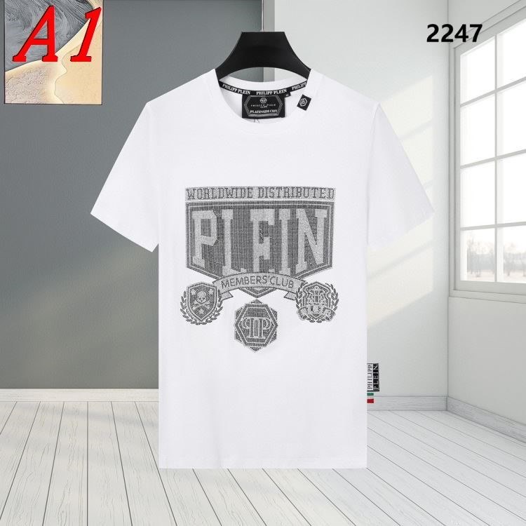 PHILIPP PLEINフィリッププレイン 2025新作 ラウンドネック 半袖Tシャツ コレクション