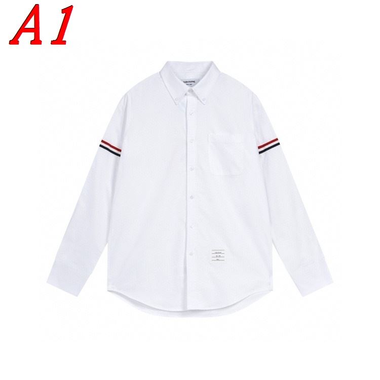 25新作 数量限定 THOM BROWNE トムブラウン シャツ 0=S 1=M 2=L 3=XL 4=XXL