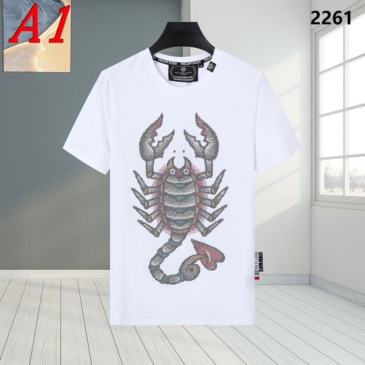PHILIPP PLEINフィリッププレイン 2025新作 ラウンドネック 半袖Tシャツ ファストファッション