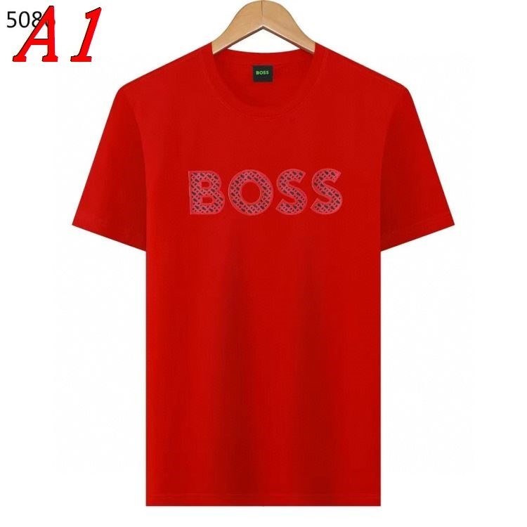 2025新作 HUGO BOSSヒューゴボス ラウンドネック 半袖Tシャツ ユーモア