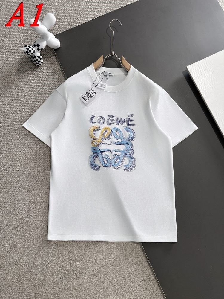 LOEWEロエベ 2025新作 クルーネック 半袖Tシャツ インスタ映え