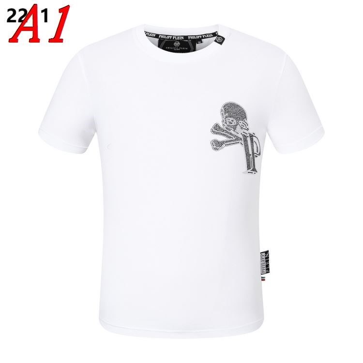 PHILIPP PLEINフィリッププレイン 2025新作 ラウンドネック 半袖Tシャツ セレブ愛用