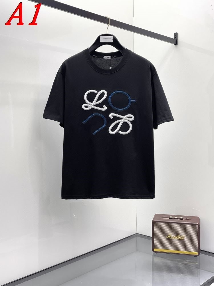 2025新作 LOEWEロエベ クルーネック 半袖Tシャツ エスケープ