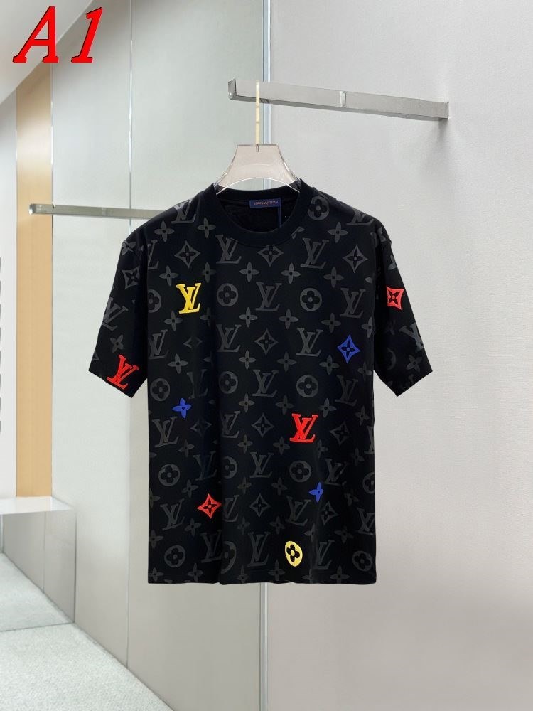 LOUIS VUITTONルイヴィトン 2025新作 クルーネック 半袖Tシャツ ミニマル