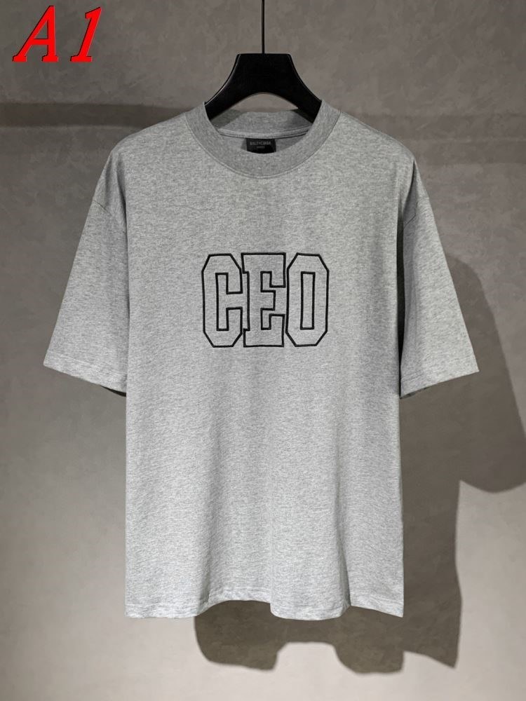 BALENCIAGAバレンシアガ 2025新作 ラウンドネック 半袖Tシャツ ハイブランド風