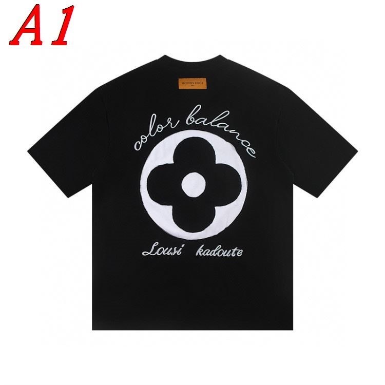 2025新作 LOUIS VUITTONルイヴィトン クルーネック 半袖Tシャツ ノスタルジック