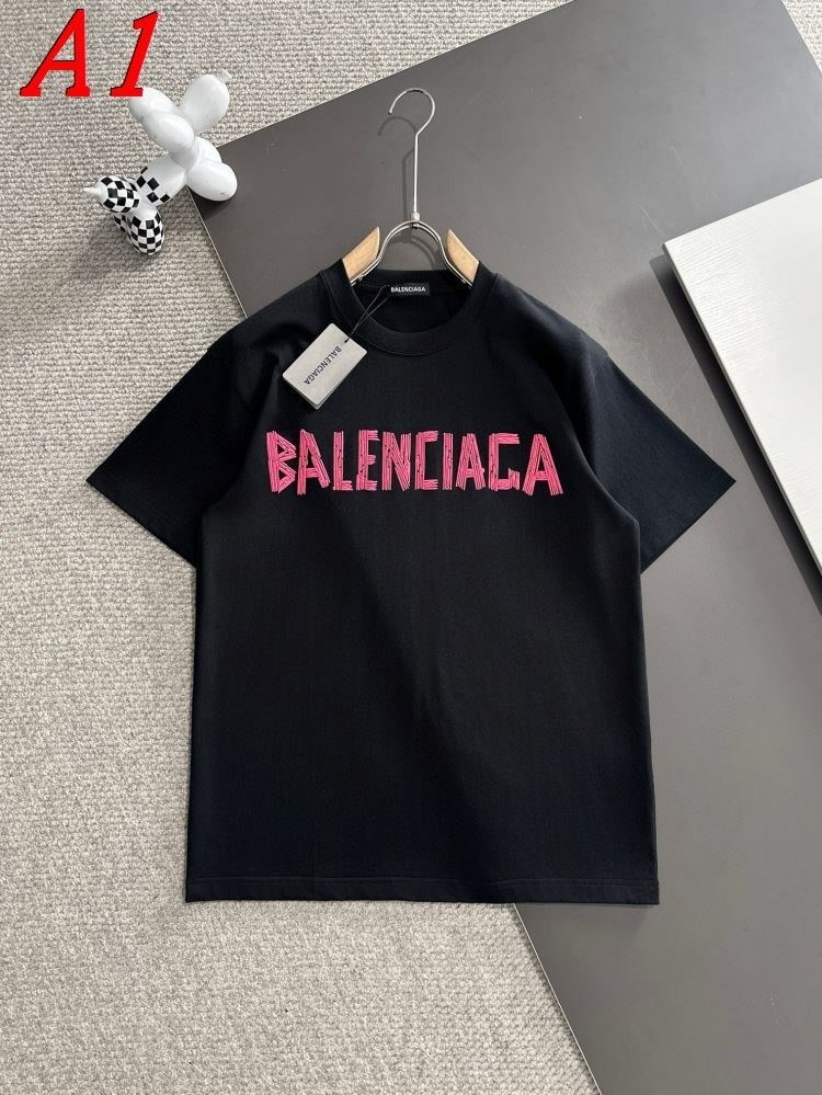 BALENCIAGAバレンシアガ 2025新作 クルーネック 半袖Tシャツ トレンドトップ