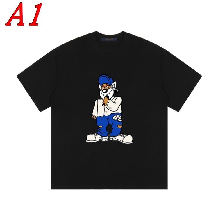 2025新作 LOUIS VUITTONルイヴィトン クルーネック 半袖Tシャツ コラボモデル