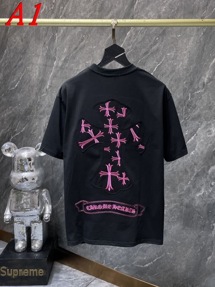 CHROME HEARTSクロムハーツ 2025新作 クルーネック 半袖Tシャツ マインドフル