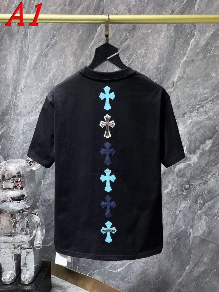 CHROME HEARTSクロムハーツ 2025新作 クルーネック 半袖Tシャツ フレッシュ