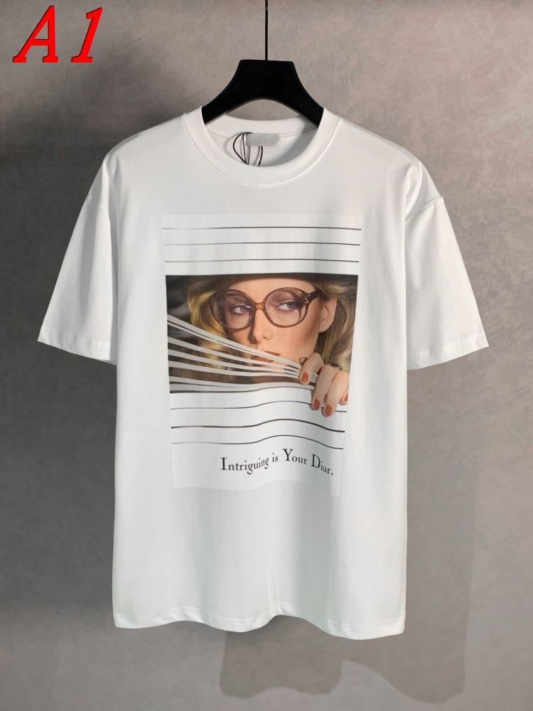 2025新作 DIORディオール ラウンドネック 半袖Tシャツ   エネルギッシュ