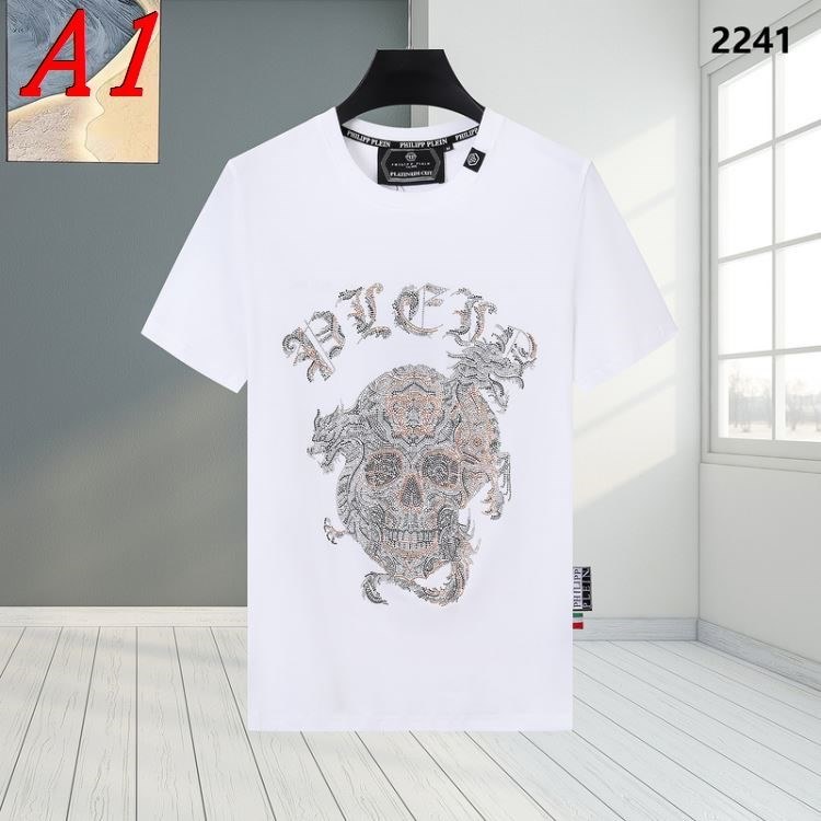 PHILIPP PLEINフィリッププレイン 2025新作 ラウンドネック 半袖Tシャツ ハイセンス