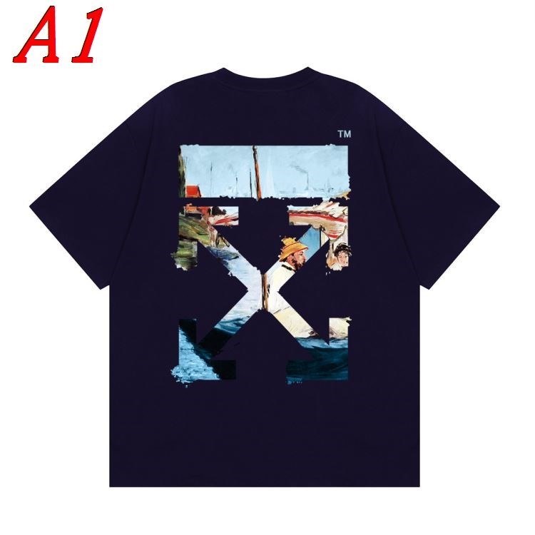 OFF-WHITEオフホワイト 2025新作 ラウンドネック 半袖Tシャツ グローバルスタイル