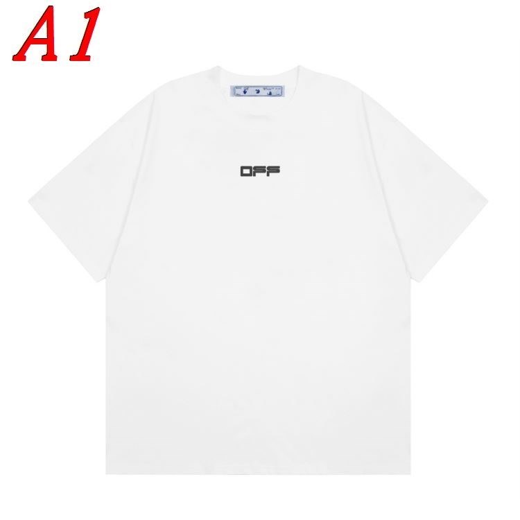 OFF-WHITEオフホワイト 2025新作 クルーネック 半袖Tシャツ ミニマリズム