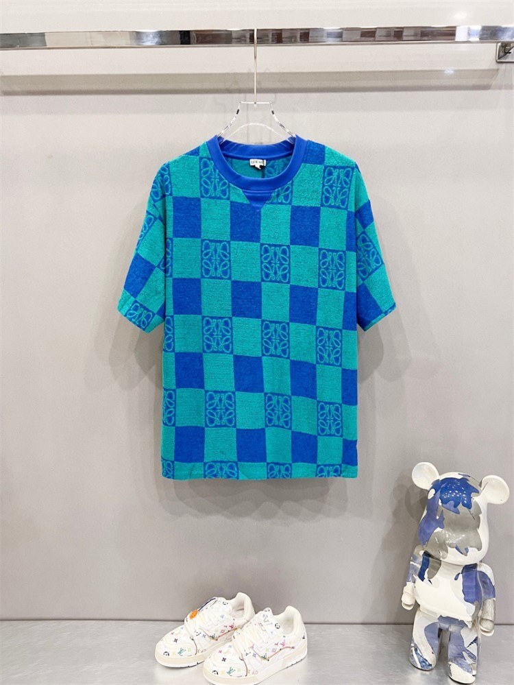 LOEWEロエベ 2025新作 クルーネック 半袖Tシャツ ステートメント