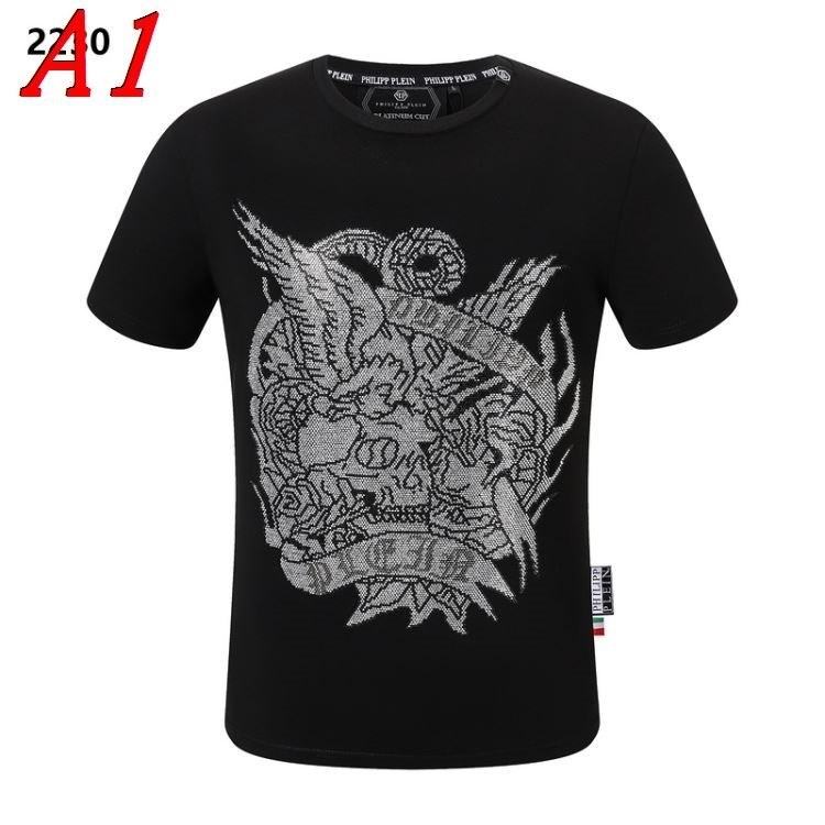 PHILIPP PLEINフィリッププレイン 2025新作 クルーネック 半袖Tシャツ ハイブランド風