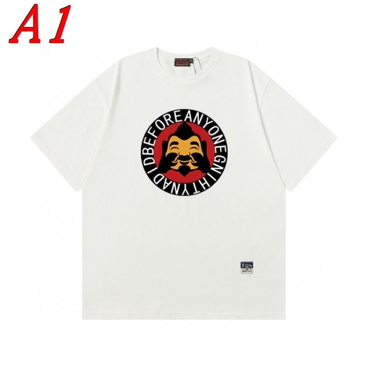 2025新作 EVISUエヴィス ラウンドネック 半袖Tシャツ シンプル