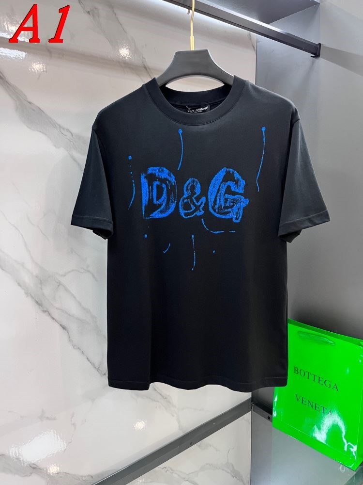 DOLCE＆GABBANAドルチェ＆ガッバーナ 2025新作 クルーネック 半袖Tシャツ マルチシーズン
