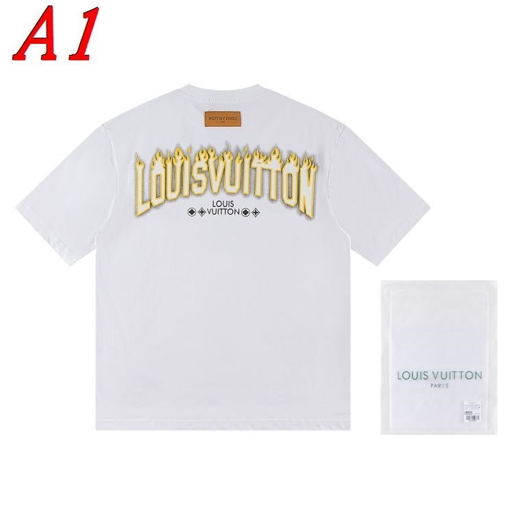 LOUIS VUITTONルイヴィトン 2025新作 ラウンドネック 半袖Tシャツ アーバン