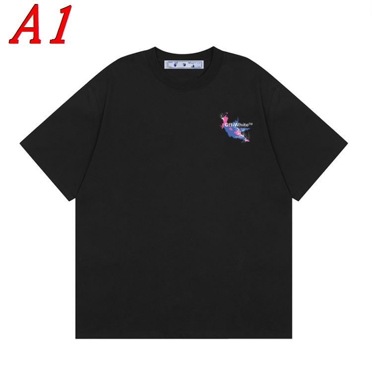 OFF-WHITEオフホワイト 2025新作 クルーネック 半袖Tシャツ 数量限定