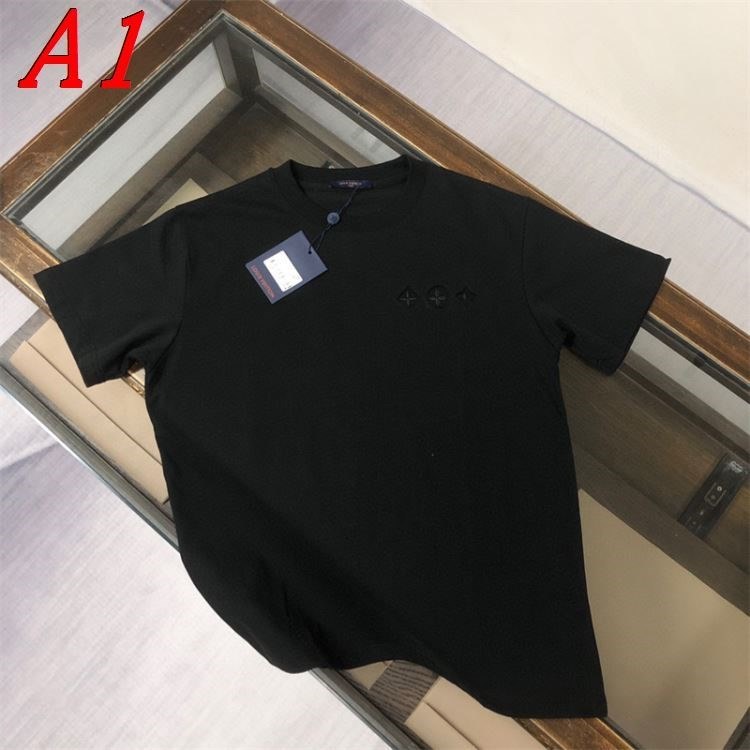 LOUIS VUITTONルイヴィトン 2025新作 クルーネック 半袖Tシャツ ボリューム感