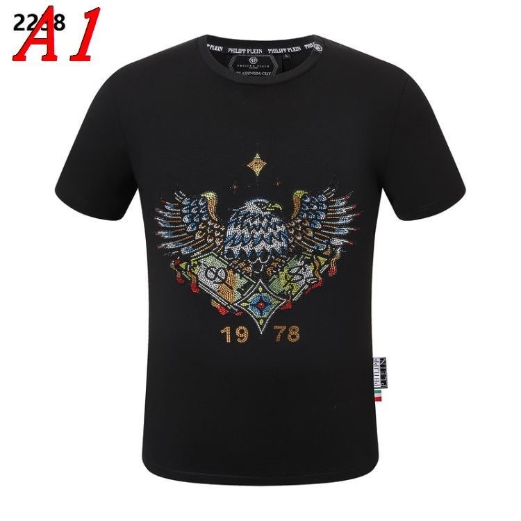 PHILIPP PLEINフィリッププレイン 2025新作 クルーネック 半袖Tシャツ グラフィック