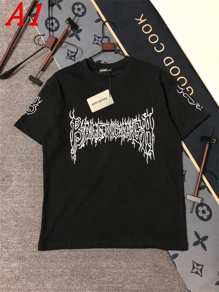 BALENCIAGAバレンシアガ 2025新作 クルーネック 半袖Tシャツ シーン別対応