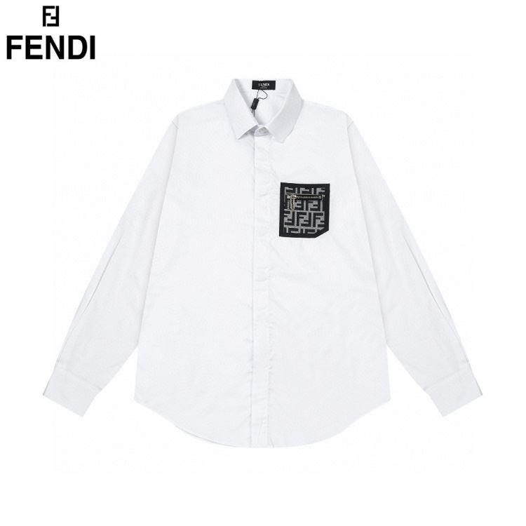 25新作 本物素材 FENDI フェンデイ シャツ M L XL XXL