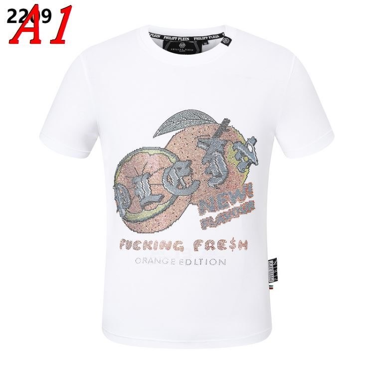 PHILIPP PLEINフィリッププレイン 2025新作 ラウンドネック 半袖Tシャツ アンニュイ
