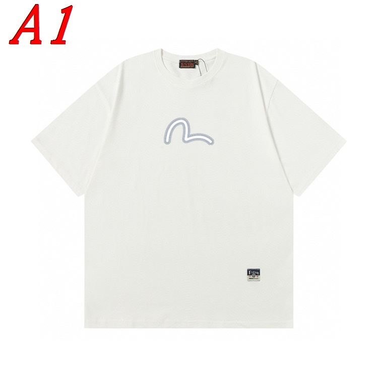 EVISUエヴィス 2025新作 ラウンドネック 半袖Tシャツ セレンディピティ