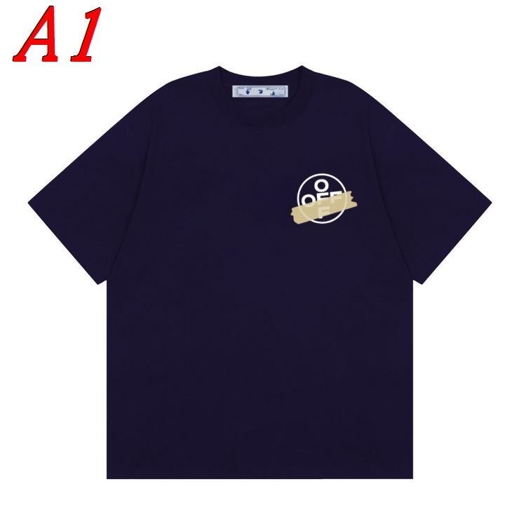 OFF-WHITEオフホワイト 2025新作 クルーネック 半袖Tシャツ セレンディピティ