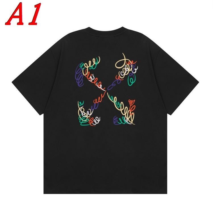 2025新作 OFF-WHITEオフホワイト ラウンドネック 半袖Tシャツ ノスタルジック