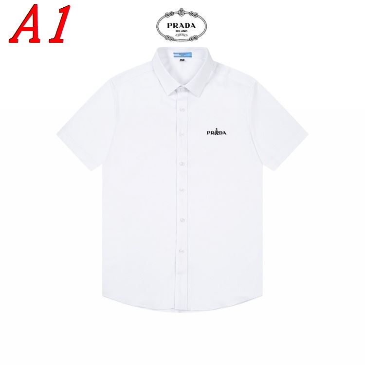 25新作 売れ筋 PRADA プラダ シャツ 39=M 40=L 41=XL 42=XXL 43=XXXL